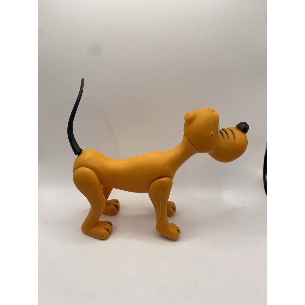 Vintage Disney Pluto Dog Plastic Toy Dakin Hong Kong. Missing Ear - Picture 2 of 11